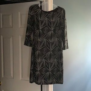 Gorgeous Black and Silver Cocktail Dress!